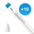 Lot 10x Philips Tube LED T8 CorePro (EM/Direct 230V) High Output 18W 2000lm - 840 Blanc Froid | 120cm - Équivalent 36W